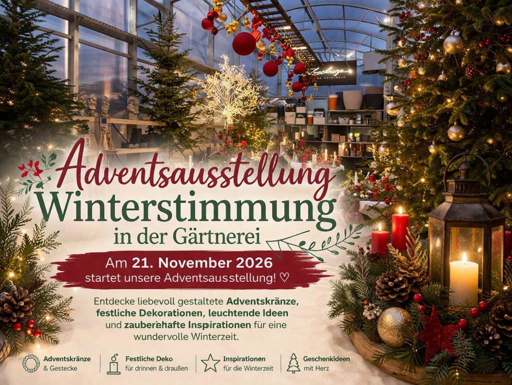 Adventsausstellung - Winterstimmung in der Gärtnerei