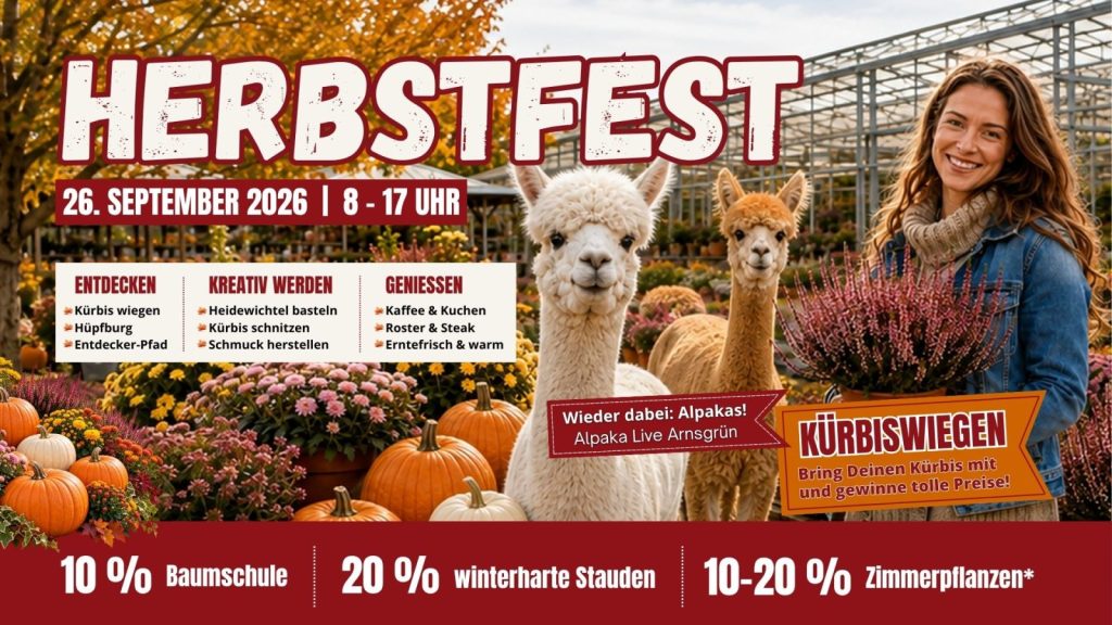 Herbstfest mit großem Kürbiswiegen