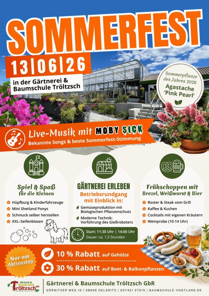 Sommerfest in der Gärtnerei