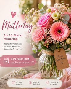 Muttertag – Blumen, die Danke sagen