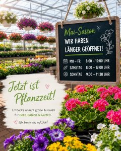 mai saison öffnungszeiten