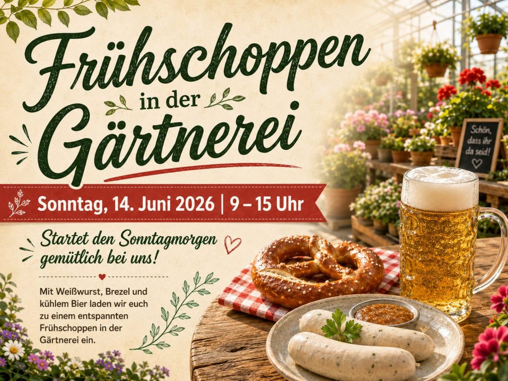 Frühschoppen in der Gärtnerei