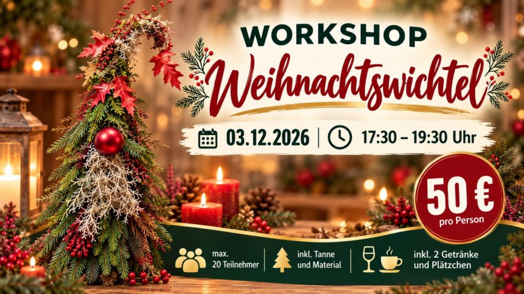 Weihnachtswichtel-Workshop in Oelsnitz