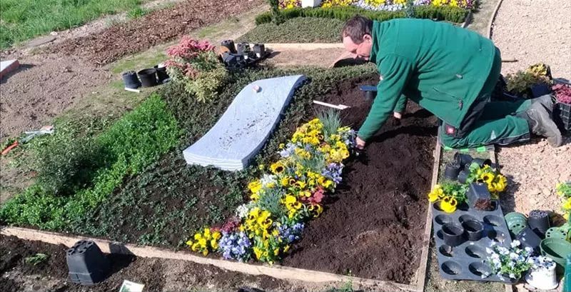 Gärtner:in Fachrichtung Friedhofspflege Grabbepflanzung