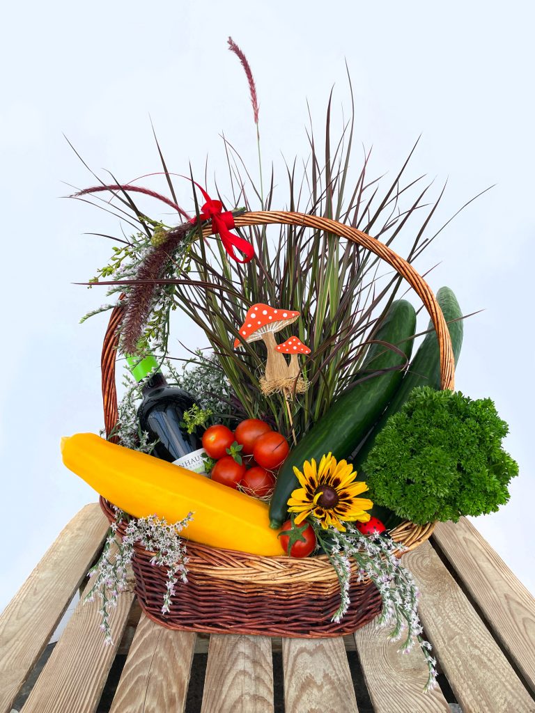 Kräuter Korb Geschenkidee